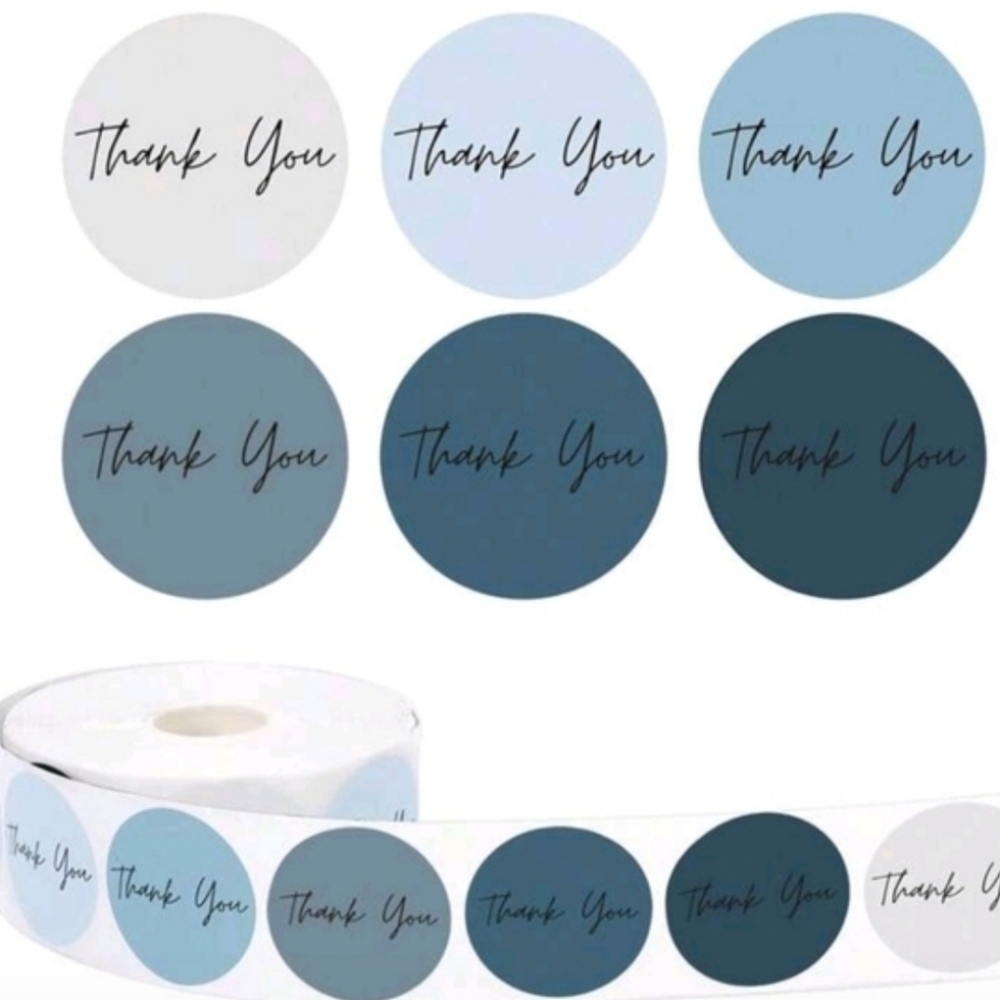 500 Thank You Stickers